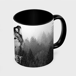 Кружка 3D СТРАХА НЕТ СЛАВЯНЕ, цвет: 3D-белый + черный