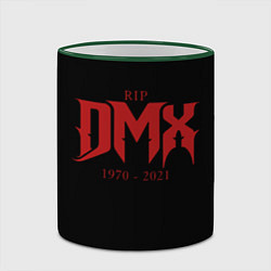Кружка 3D DMX RIP 1970-2021, цвет: 3D-зеленый кант — фото 2