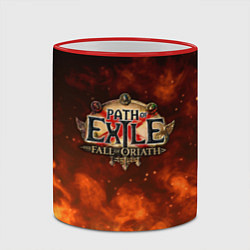 Кружка 3D Path of Exile Logo Путь изгнанника Лого Z, цвет: 3D-красный кант — фото 2