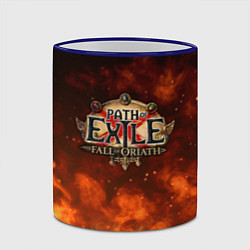 Кружка 3D Path of Exile Logo Путь изгнанника Лого Z, цвет: 3D-синий кант — фото 2