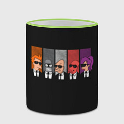 Кружка 3D Agents Futurama, цвет: 3D-светло-зеленый кант — фото 2