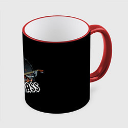 Кружка 3D Metal Bender, цвет: 3D-красный кант