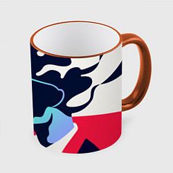 Кружка 3D Персонаж, цвет: 3D-оранжевый кант