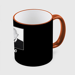 Кружка 3D Ладно, цвет: 3D-оранжевый кант