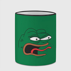 Кружка 3D Pepe skin, цвет: 3D-черный кант — фото 2