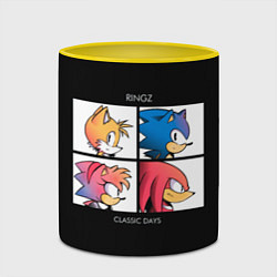 Кружка 3D Ringz band, цвет: 3D-белый + желтый — фото 2