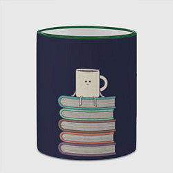 Кружка 3D Book Cup, цвет: 3D-зеленый кант — фото 2