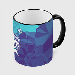 Кружка 3D VOLKSWAGEN, цвет: 3D-черный кант