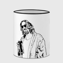 Кружка 3D Большой Лебовски Big Lebowski, цвет: 3D-черный кант — фото 2