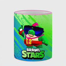Кружка 3D Базз Buzz Brawl Stars, цвет: 3D-розовый кант — фото 2