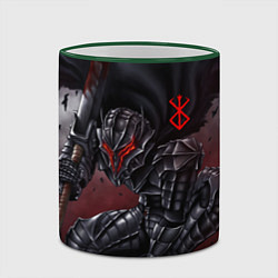 Кружка 3D ГАТС БЕРСЕРК аниме, цвет: 3D-зеленый кант — фото 2