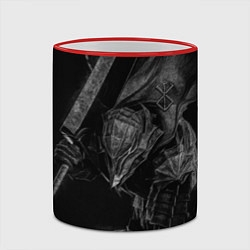 Кружка 3D БЕРСЕРК черно - белый, цвет: 3D-красный кант — фото 2