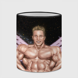 Кружка 3D Billy Space Aquarell, цвет: 3D-черный кант — фото 2