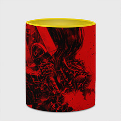 Кружка 3D BERSERK БЕРСЕРК, цвет: 3D-белый + желтый — фото 2