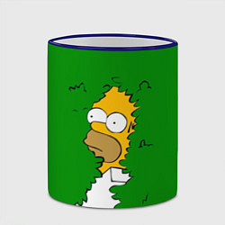 Кружка 3D Мем с Гомером, цвет: 3D-синий кант — фото 2
