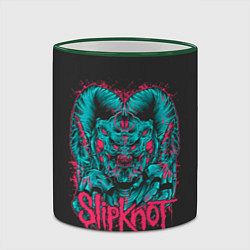 Кружка 3D Slipknot Monster, цвет: 3D-зеленый кант — фото 2