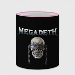 Кружка 3D Megadeth, цвет: 3D-розовый кант — фото 2