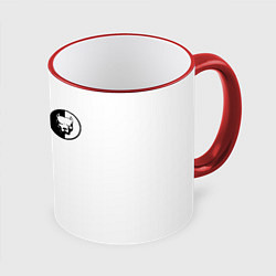 Кружка 3D PITBULL SYNDICATE ПИТБУЛЬ, цвет: 3D-красный кант