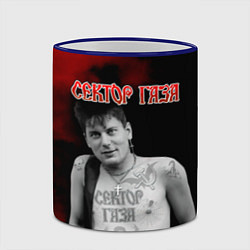Кружка 3D Сектор Газа Юра ХОЙ в татуировках, цвет: 3D-синий кант — фото 2