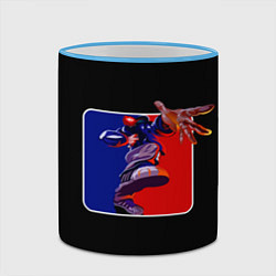 Кружка 3D Logo LB, цвет: 3D-небесно-голубой кант — фото 2