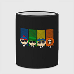 Кружка 3D South park FBI, цвет: 3D-черный кант — фото 2