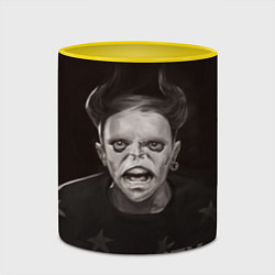 Кружка 3D Keith Flint THE PRODIGY Z, цвет: 3D-белый + желтый — фото 2