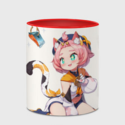 Кружка 3D Diona Katzlein Cocktail, цвет: 3D-белый + красный — фото 2