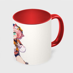 Кружка 3D Diona Katzlein Cocktail, цвет: 3D-белый + красный