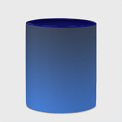 Кружка 3D DARK OCEAN GRADIENT, цвет: 3D-белый + синий — фото 2