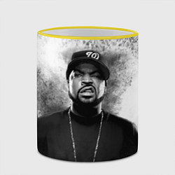 Кружка 3D Ice Cube Айс Куб Z, цвет: 3D-желтый кант — фото 2