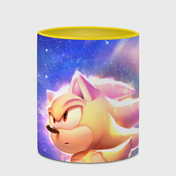 Кружка 3D SONIC СОНИК Z, цвет: 3D-белый + желтый — фото 2