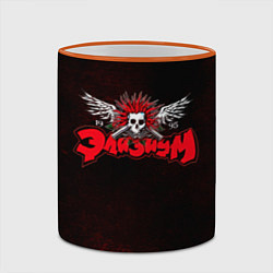 Кружка 3D Элизиум 1995, цвет: 3D-оранжевый кант — фото 2