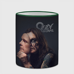 Кружка 3D Ozzy Osbourne, цвет: 3D-зеленый кант — фото 2