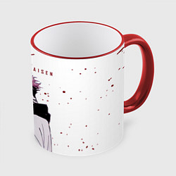 Кружка 3D Ryomen Sukuna Jujutsu Kaisen, цвет: 3D-красный кант