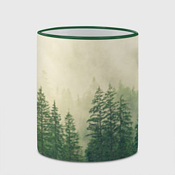 Кружка 3D Лес, цвет: 3D-зеленый кант — фото 2