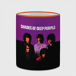 Кружка 3D Shades of Deep Purple, цвет: 3D-оранжевый кант — фото 2