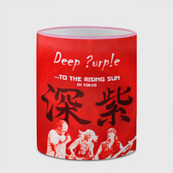 Кружка 3D Deep Purple To The Rising Sun, цвет: 3D-розовый кант — фото 2