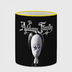 Кружка 3D Семейка Аддамс Addams Family, цвет: 3D-желтый кант — фото 2