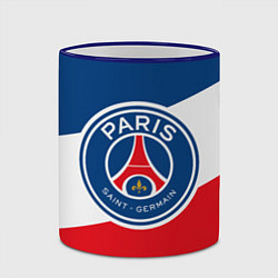 Кружка 3D Paris Saint-Germain FC, цвет: 3D-синий кант — фото 2