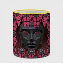 Кружка 3D ВЕДУЩИЙ С ОХРАННОЙ GUARDS, цвет: 3D-желтый кант — фото 2