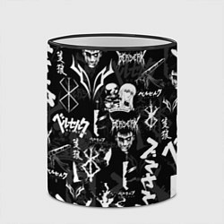 Кружка 3D BERSERK SYMBOL LOGO БЕРСЕРК СИМВОЛИКА ПАТТЕРН, цвет: 3D-черный кант — фото 2