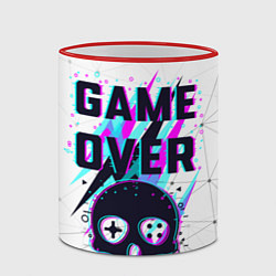 Кружка 3D Game OVER - NEON 3D, цвет: 3D-красный кант — фото 2