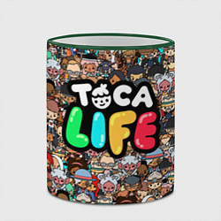 Кружка 3D Toca Life, цвет: 3D-зеленый кант — фото 2
