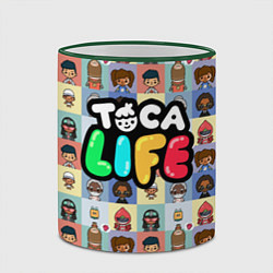 Кружка 3D Toca Life, цвет: 3D-зеленый кант — фото 2