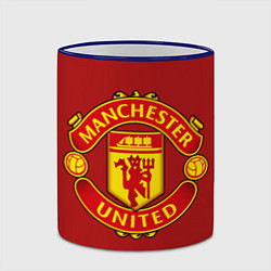 Кружка 3D Manchester United F C, цвет: 3D-синий кант — фото 2