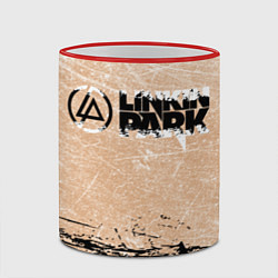 Кружка 3D Linkin Park Рок Группа Линкин Парк, цвет: 3D-красный кант — фото 2