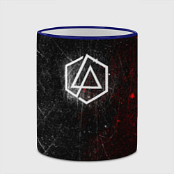 Кружка 3D Linkin Park Logo Линкин Парк, цвет: 3D-синий кант — фото 2