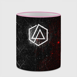 Кружка 3D Linkin Park Logo Линкин Парк, цвет: 3D-розовый кант — фото 2