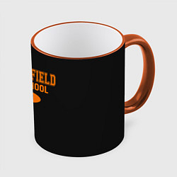 Кружка 3D Haddonfield High School 1978, цвет: 3D-оранжевый кант
