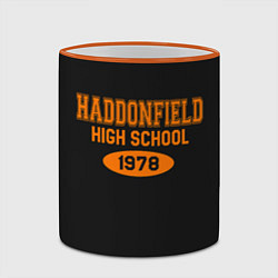 Кружка 3D Haddonfield High School 1978, цвет: 3D-оранжевый кант — фото 2